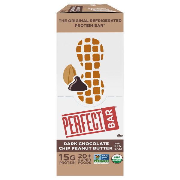 Protein & Meal Replacements Perfect Snacks Protein Bar, Dark Chocolate Chip Peanut Butter with Sea Salt hero