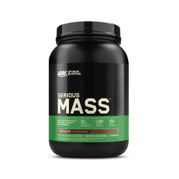 Vitamins & Supplements Optimum Nutrition Serious Mass Protein Powder, Chocolate hero