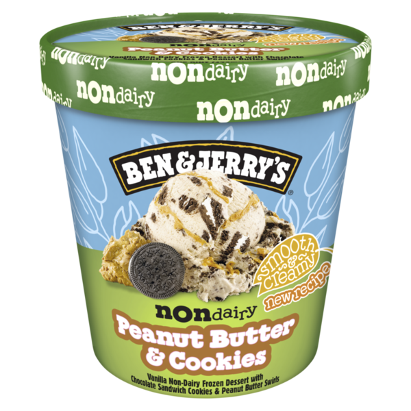 Ice Cream, Sorbet & Ice Ben & Jerry's Non-Dairy Peanut Butter & Cookies Frozen Dessert hero