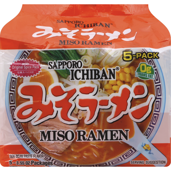 Ramen Sapporo Miso Ramen, Soy Bean Paste Flavor hero