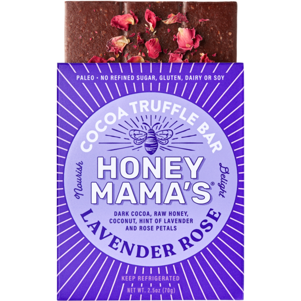 Refrigerated Pudding & Desserts Honey Mama's Cocoa Truffle Bar, Lavender Rose hero