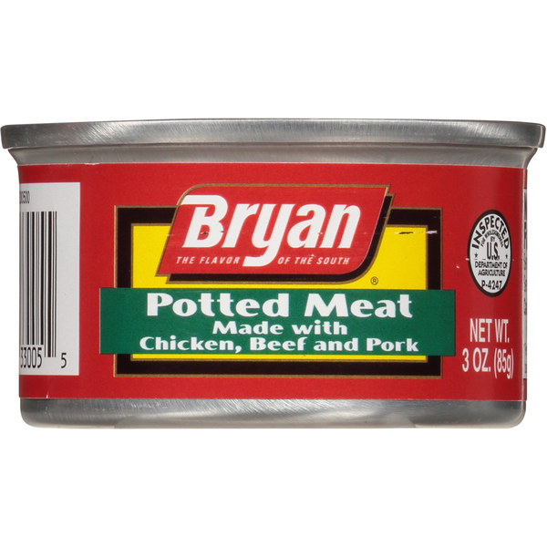 Canned Meat & Seafood Bryan Potted Meat hero