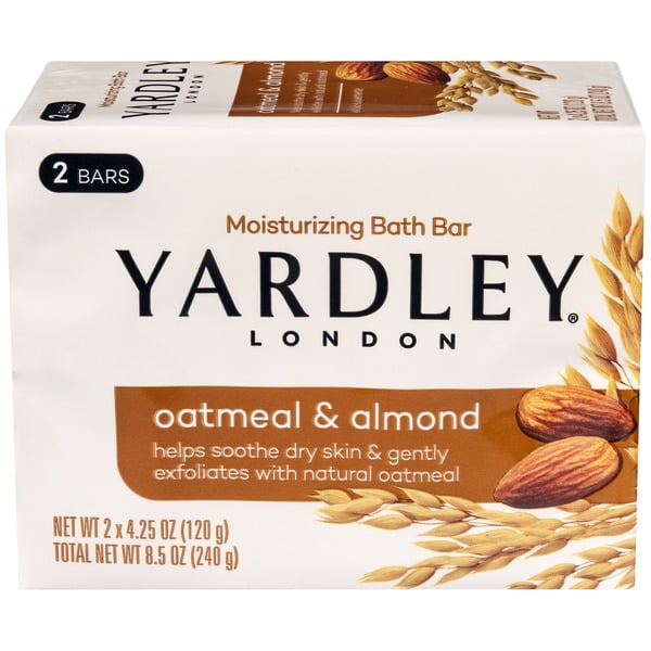 Body Lotions & Soap Yardley London Oatmeal & Almond Moisturizing Bath Bar hero