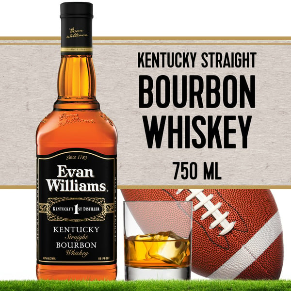 Spirits Evan Williams Black Bourbon hero