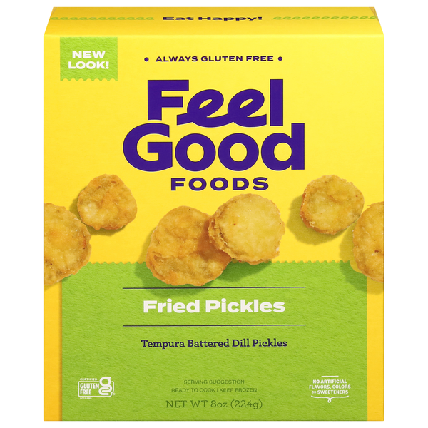 Frozen Appetizers & Sides Feel Good Foods Pickles, Fried hero