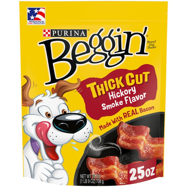 Dog Food & Care Purina Beggin' Strips With Real Meat Dog Treats, Thick Cut Hickory Smoke Flavor hero