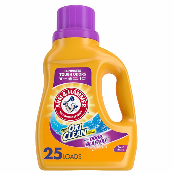 Laundry Arm & Hammer Plus OxiClean Stain Fighters with Odor Blasters Fre hero