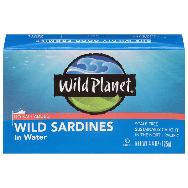 Canned Meat & Seafood Wild Planet Wild Sardines hero