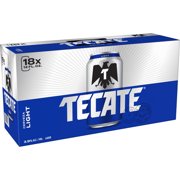 Beers & Coolers Tecate Light Mexican Lager Beer hero