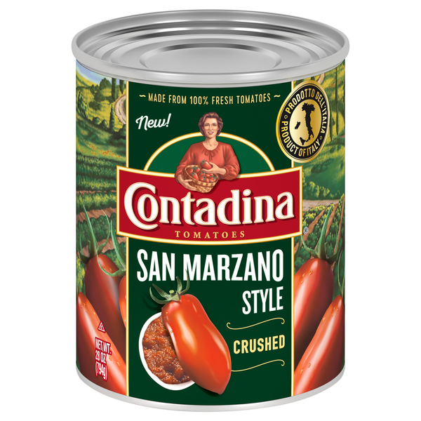 Canned & Jarred Vegetables Contadina Tomatoes, San Marzano Style, Crushed hero