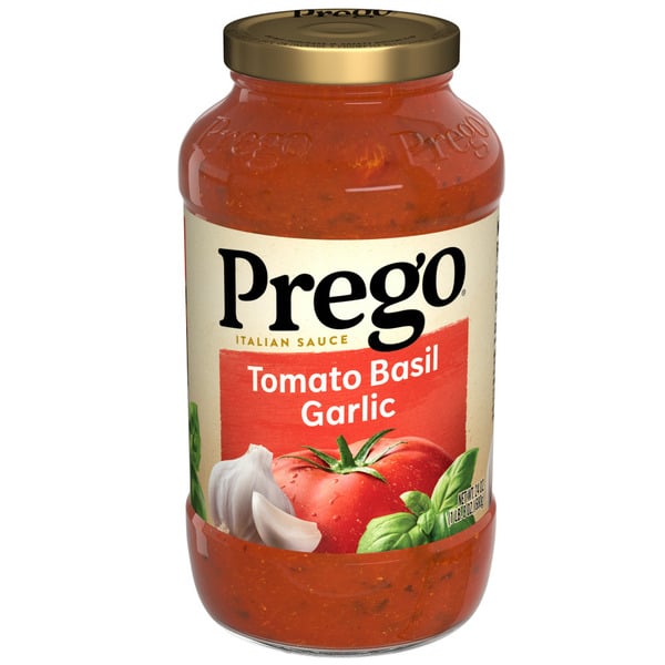 Pasta Sauce & Marinades Prego Tomato Basil Garlic Pasta Sauce hero