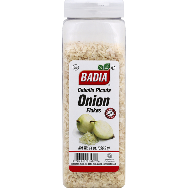 Latino Foods Badia Spices Onion, Flakes hero