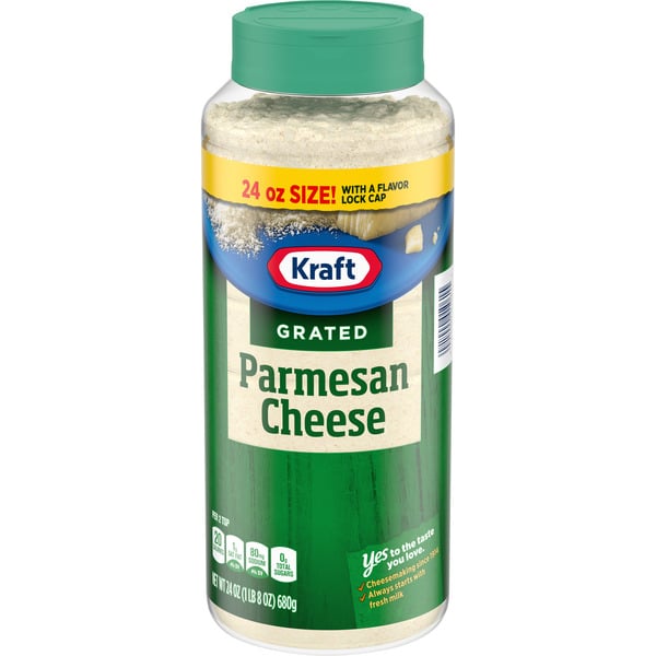 Packaged Cheese Kraft Parmesan Grated Cheese, oz Shaker hero