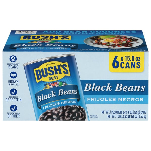 Canned Meals & Beans Bush's Best Black Beans hero