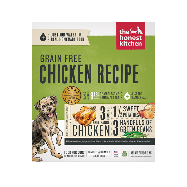 Dog Food & Care The Honest Kitchen Dehydrated Grain Free Chicken Dog Food, 2 lb Box hero