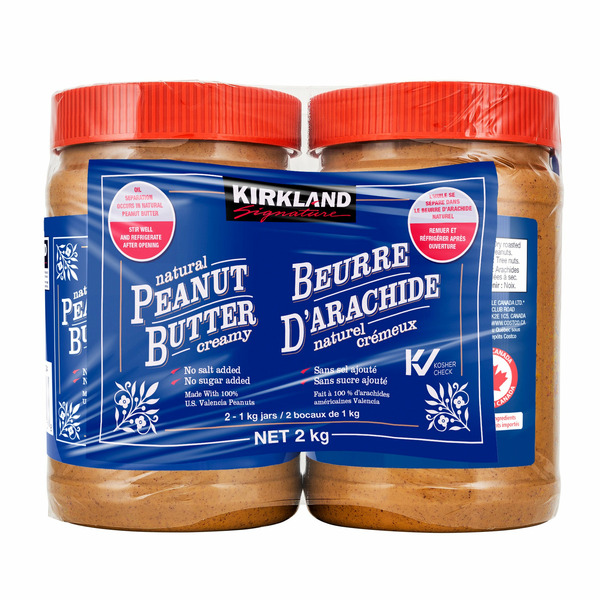 Costco Kirkland Signature Natural Peanut Butter Same-Day Delivery ...