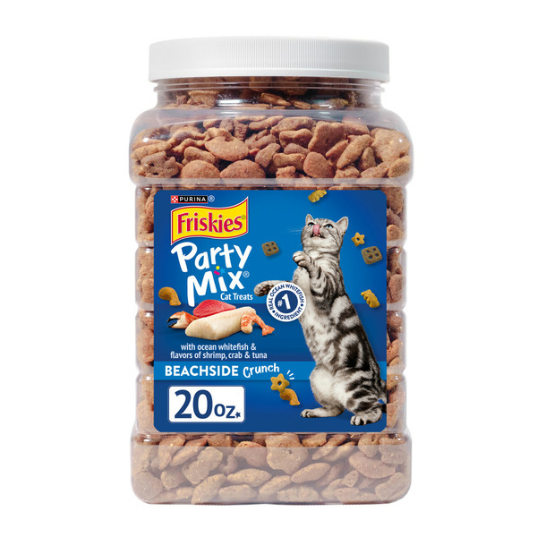 Cat Food & Care Purina Friskies Cat Treats, Party Mix Beachside Crunch hero