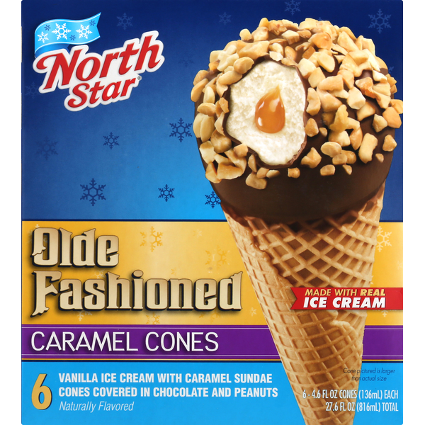 Ice Cream & Ice North Star Ice Cream, Caramel Cones hero