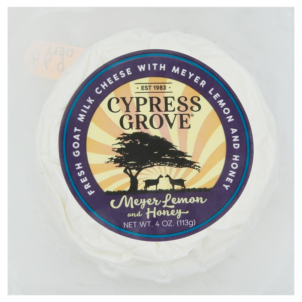 Specialty Cheeses Cypress Grove Cheese, Meyer Lemon and Honey hero