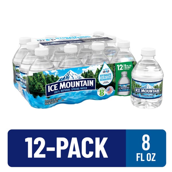 Water, Seltzer & Sparkling Water Ice Mountain Natural Spring Water hero