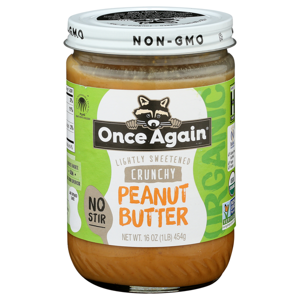 Spreads Once Again Peanut Butter, Crunchy, Lightly Sweetened hero