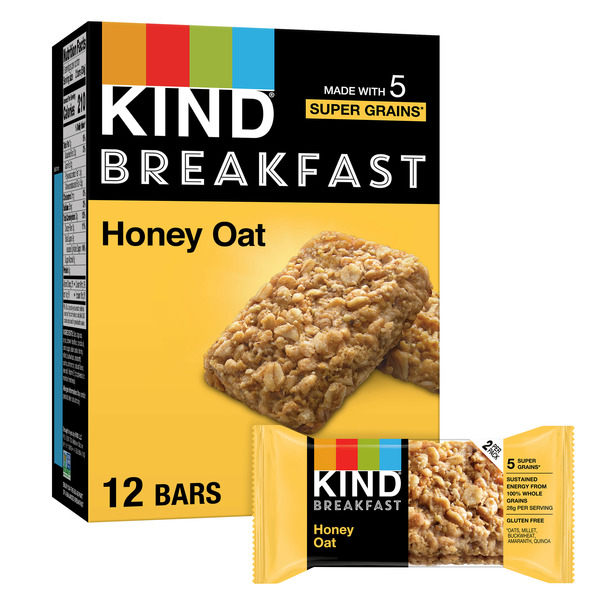 Breakfast Bars & Pastries KIND Honey Oats hero