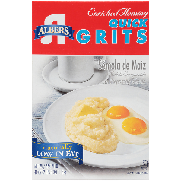 Hot Cereal & Pancake Mixes Albers Enriched Hominy Quick Grits hero