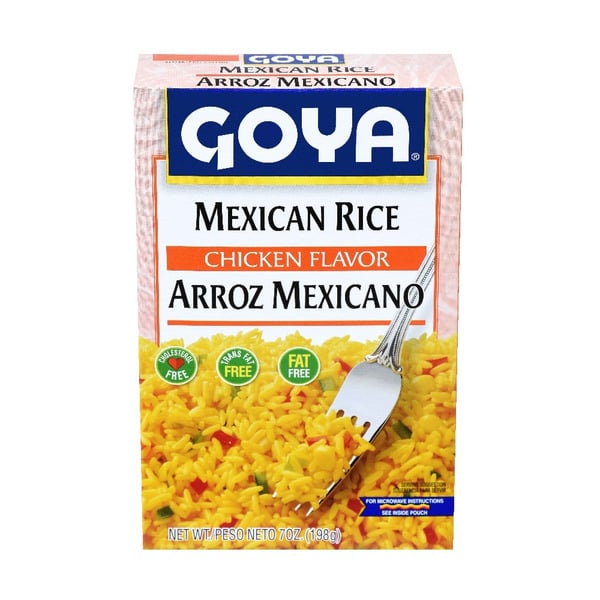 Latin & Hispanic Cuisine Goya Mexican Rice Mix, Chicken-Flavored hero