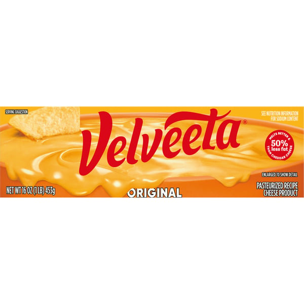 Packaged Cheese VELVEETA Original Cheese hero