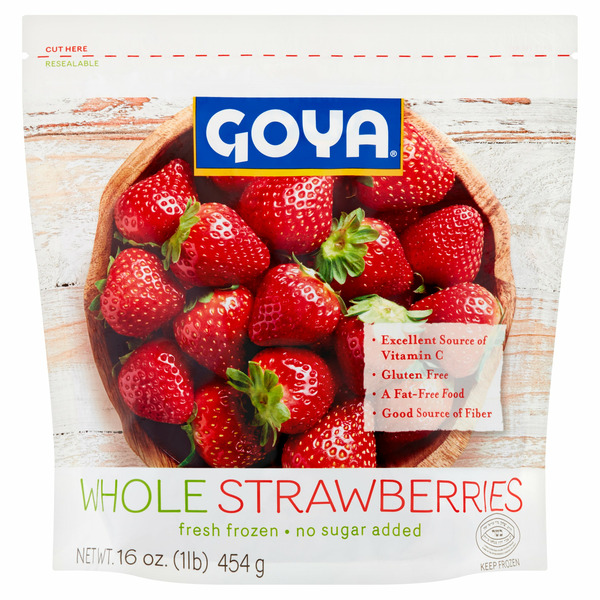 Frozen Produce Goya Whole Strawberries hero