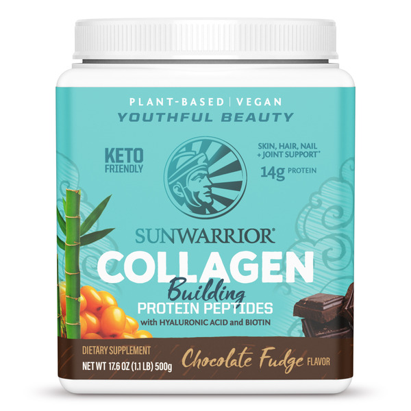 Energy & Granola Bars Sunwarrior Collagen Building Protein Peptides Chocolate Fudge hero