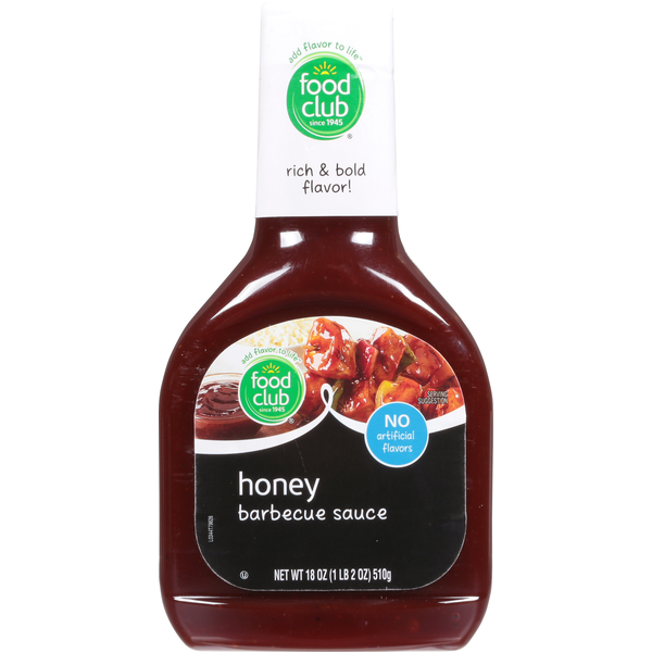 Condiments Food Club Barbecue Sauce, Honey hero