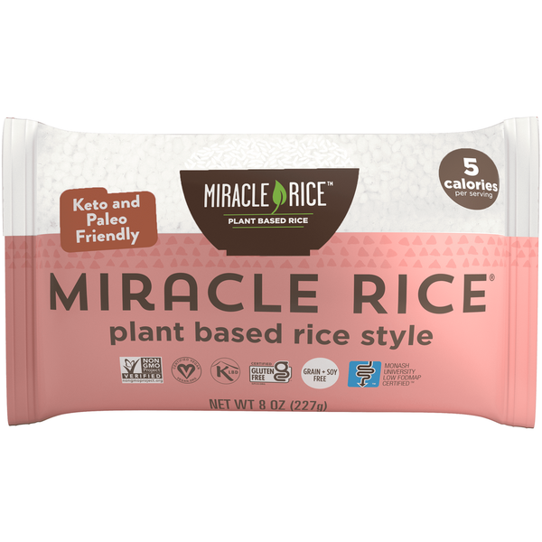 Dry Pasta Miracle Noodle One Gram Net Carbs, Gluten Free Shirataki Rice hero