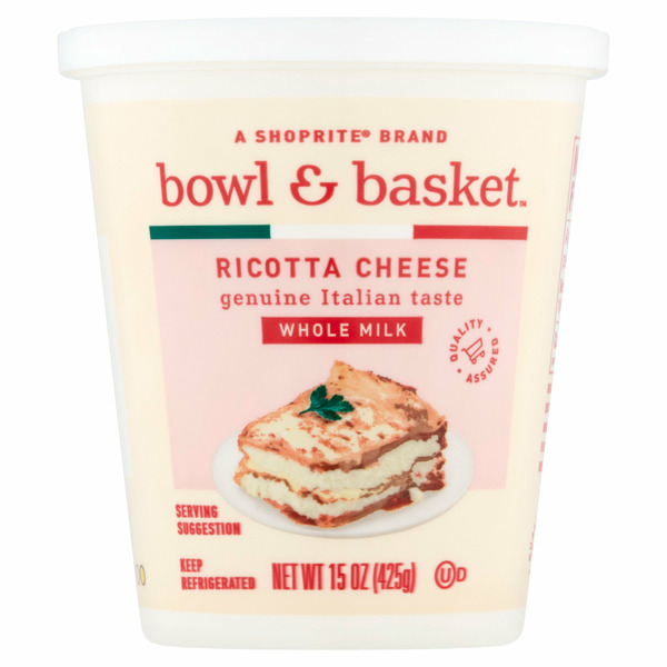 Milk Bowl & Basket Whole Milk Ricotta Cheese hero