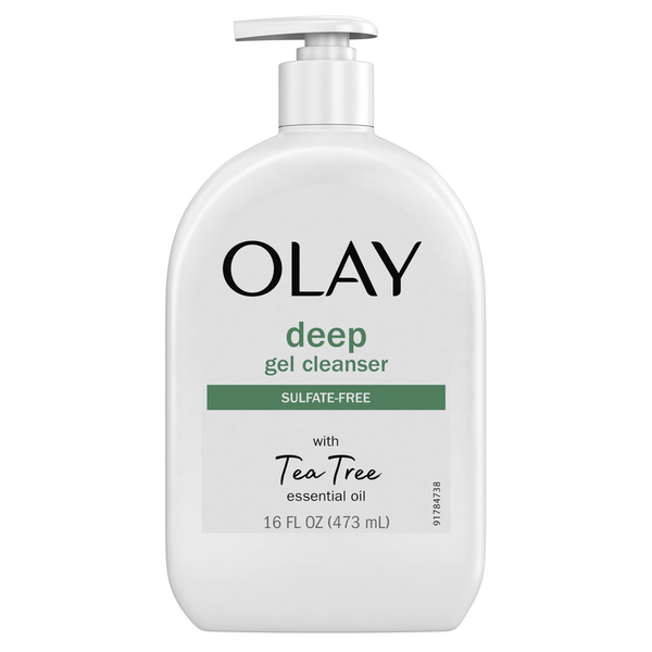 Facial Care Olay Deep Gel Face Wash with Tea Tree Essential Oil hero