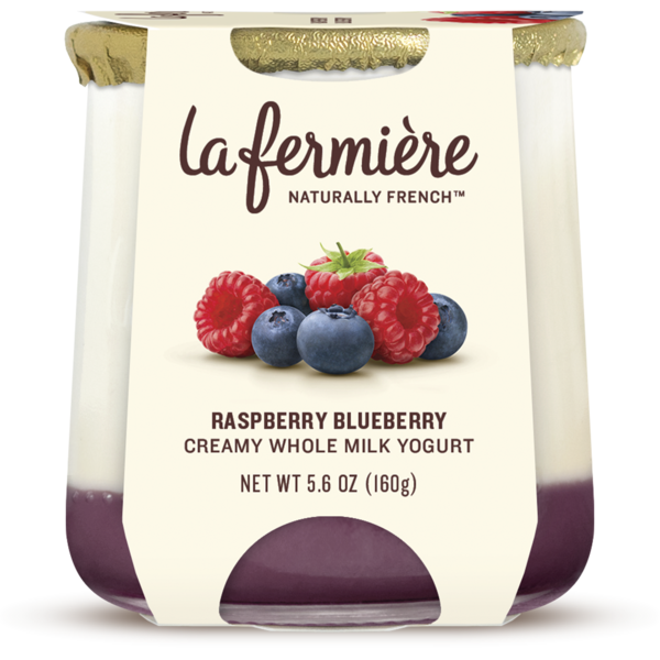 Yogurt La Fermière Yogurt Raspberry Blueberry, Whole Milk hero