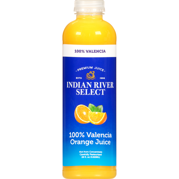 Juice & Nectars Indian River Select Juice, 100% Valencia Orange, Premium hero