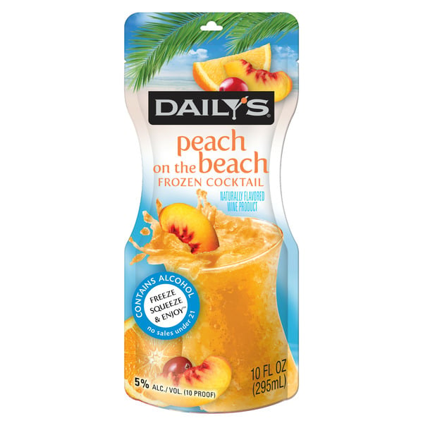 Pre-Mixed Cocktails Daily's Peach On The Beach Ready To Drink hero