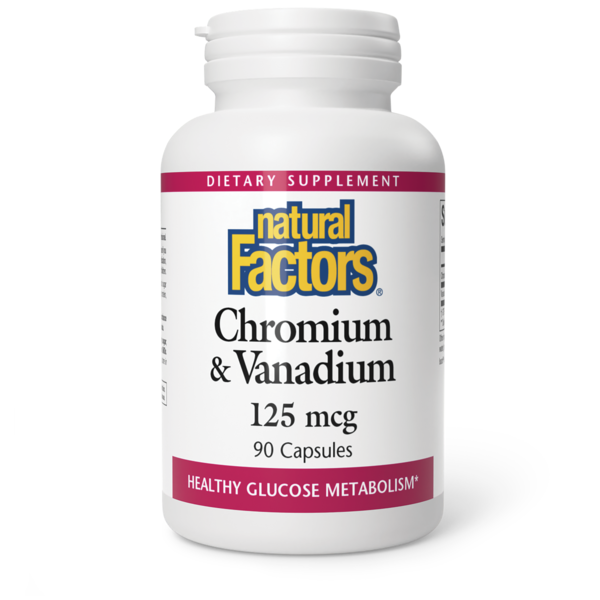 Vitamins & Supplements Natural Factors Chromium & Vanadium hero