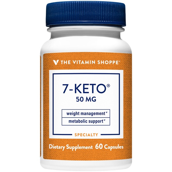 Healthy Aging The Vitamin Shoppe 7-Keto for Weight Management - 50 MG (60 Capsules) hero