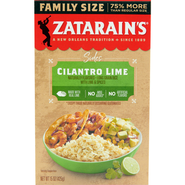 Grains, Rice & Dried Goods Zatarain's Cilantro Lime Rice hero