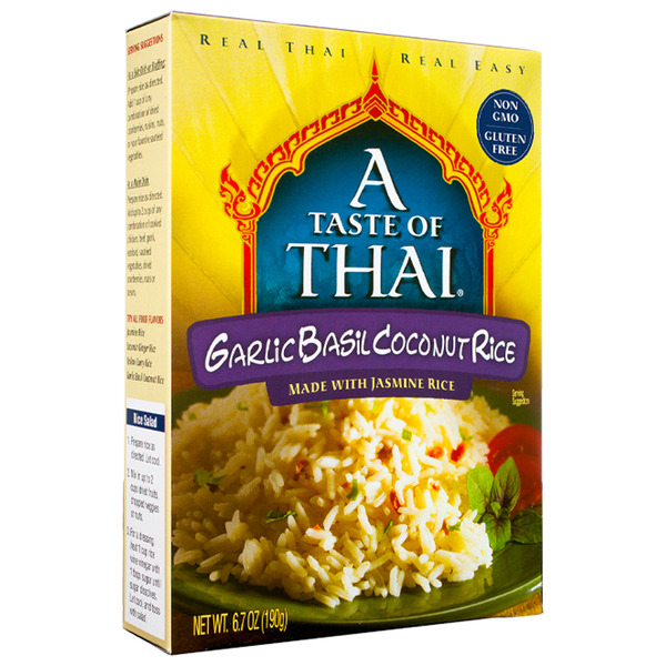 A Taste of Thai Garlic Basil Coconut Rice hero