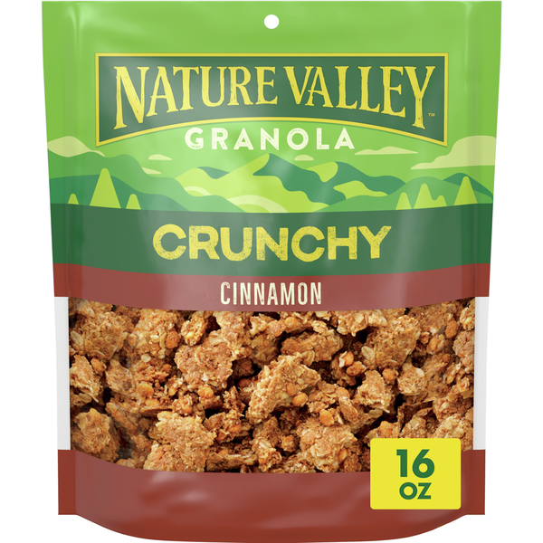 Granola Nature Valley Whole Grain Oats Cinnamon Crunchy Granola hero