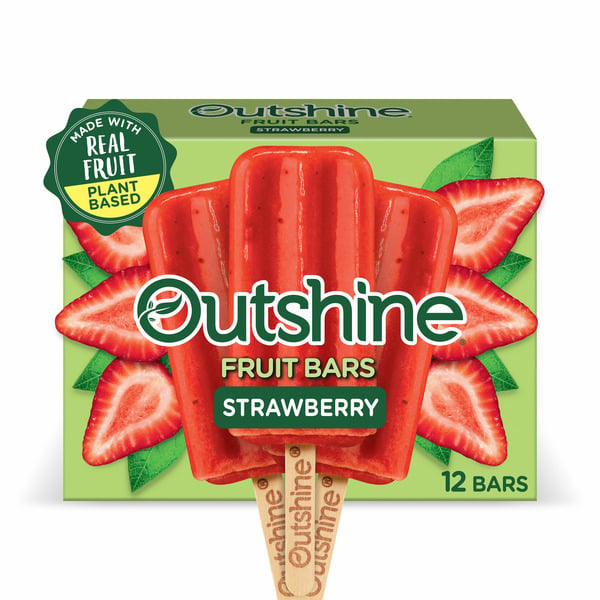 Frozen Dessert Outshine Strawberry Frozen Fruit Bars hero