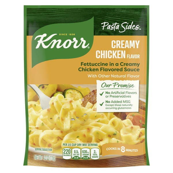 Boxed Meals & Side Dishes Knorr Pasta Sides Creamy Chicken hero