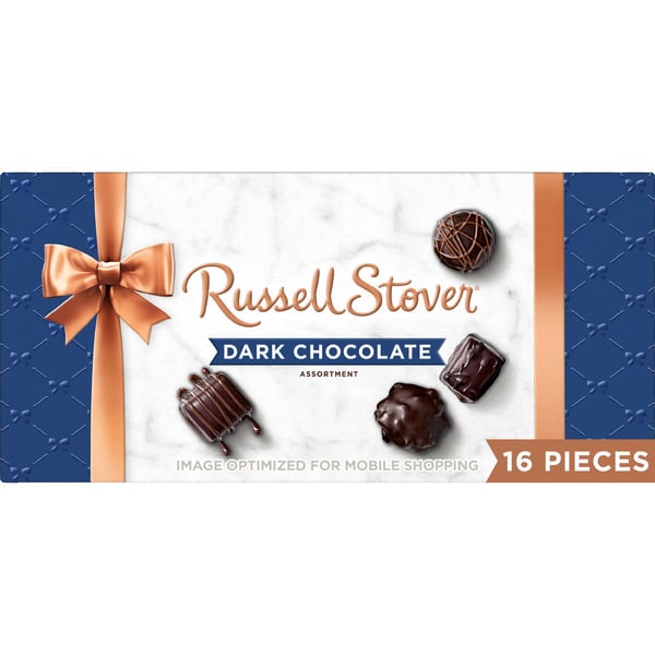 Candy & Chocolate Russell Stover Assorted Dark Chocolate Gift Box hero