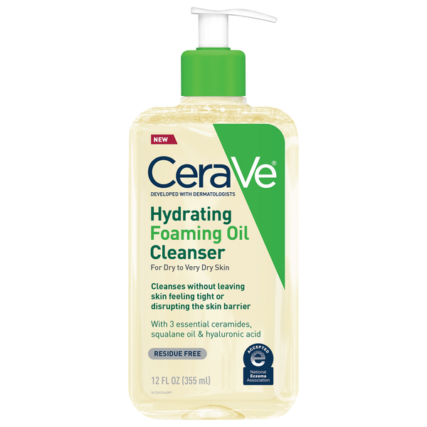 Facial Care CeraVe Foaming Oil Cleanser, Hydrating hero