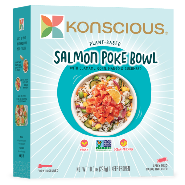 Prepared Meals Konscious Foods Salmon Poke Bowl, Plant-Based hero