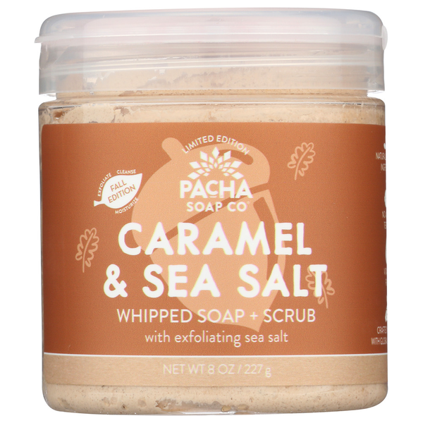 Spices & Seasonings Pacha Soap Co. Whipped Soap, Caramel Sea Salt, 8 Oz, hero