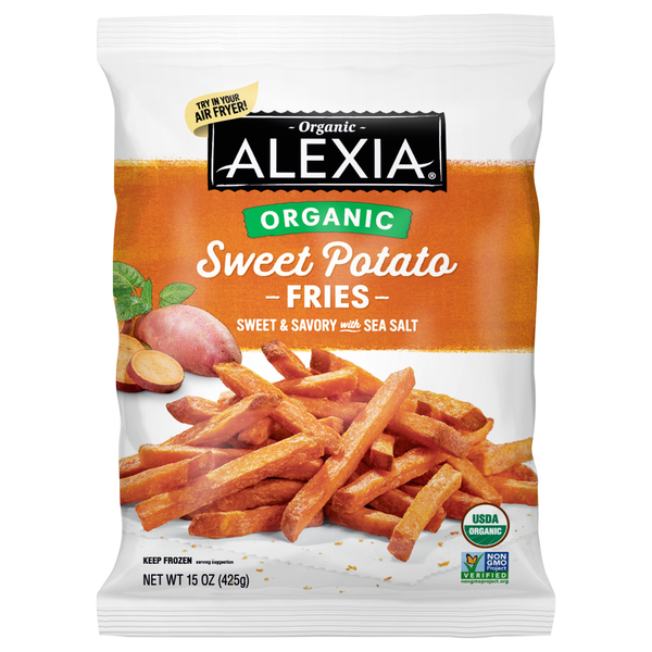 Frozen Fruit & Vegetables Alexia Fries, Organic, Sweet Potato hero